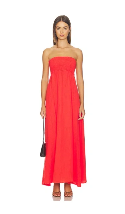 Beach Riot Yula Maxi Dress In Orange