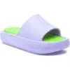 Beach Slides By J/slides Beach Slides Squish Slide Sandal In Lilac/mint Eva