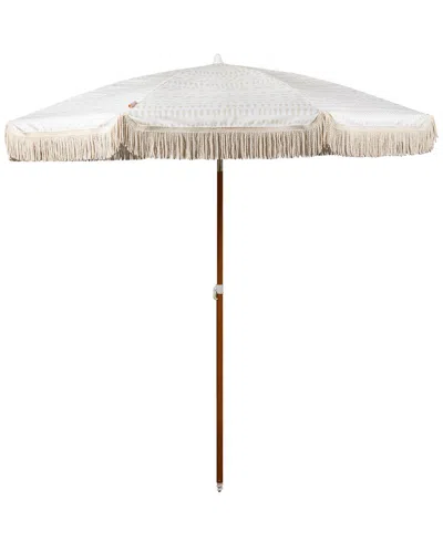 Beach State Summerland 6.5ft Portable Beach Umbrella In Neutral