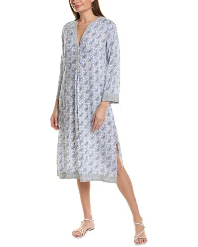 Beach To Bistro By Sigrid Olsen Beach To Bistro Mattina Caftan In Blue