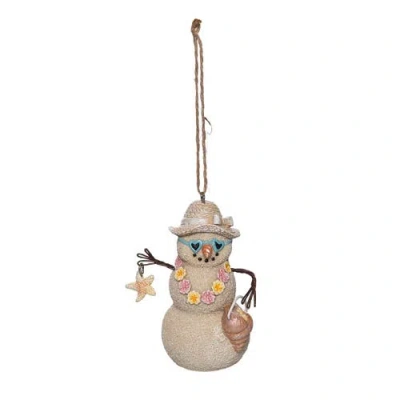 Beachcombers Beach Sandman Tree Ornament In Animal Print