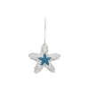 Beachcombers Blue & White Sea Star Tree Ornament In Multi