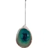 Beachcombers Blue Crab In Seashell Tree Ornament In Multi
