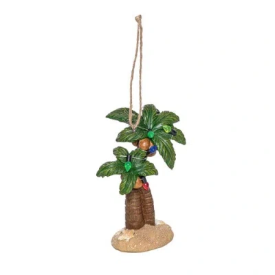 Beachcombers Christmas Palms Tree Ornament In Multi