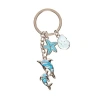 Beachcombers Dolphin Keychain In Blue