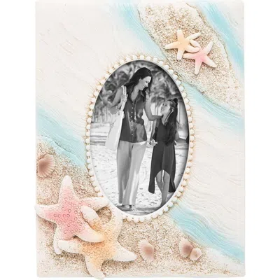 Beachcombers Gigi Beach Resin Photo Picture Frame In White