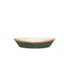 Beachcombers Green Canoe Serving Dish In Green