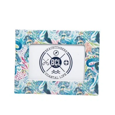 Beachcombers Mermaid Garden 8" X 6" Photo Frame Blue Mermaids