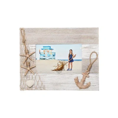 Beachcombers Net/anchor Horizontal Frame In Brown