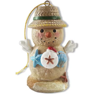 Beachcombers Sandman Nautical Christmas Tree Ornament 3.14" In Brown