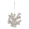Beachcombers Sandy Coral Tree Ornament In White