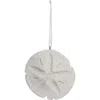 Beachcombers Sandy Sand Dollar Tree Ornament In White
