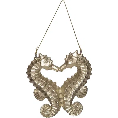 Beachcombers Seahorses Heart Tree Ornament In Multi