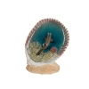 Beachcombers Shark In Seashell Figurine In Multi