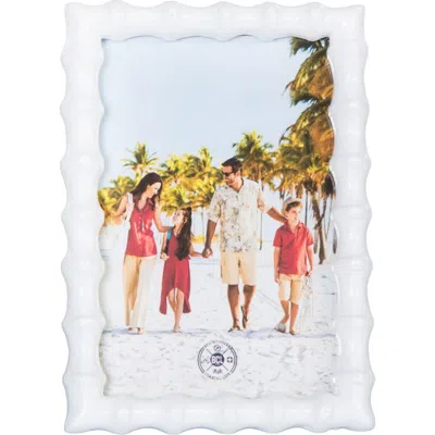 Beachcombers White Tropical 5x6 Photo Picture Frame