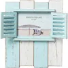Beachcombers White With Light Blue Boards Frame In Blue