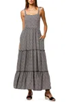 Beachgold Alba Maxi Dress In Black Multi In Multi