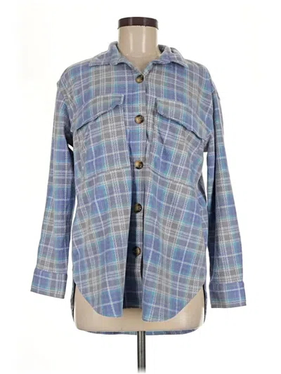 Pre-owned Beachlunchlounge 3/4 Sleeve Blouse In Blue