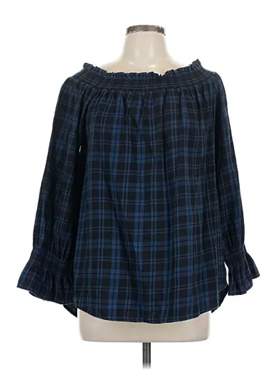 Pre-owned Beachlunchlounge 3/4 Sleeve T-shirt In Blue