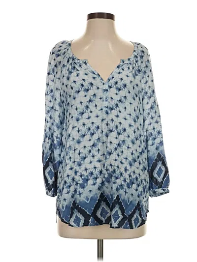 Pre-owned Beachlunchlounge 3/4 Sleeve T-shirt In Blue