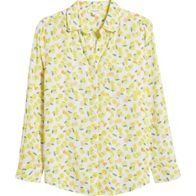 Beachlunchlounge Alessia Print Shirt In Amalfi Lemons