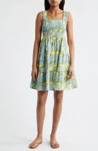 Beachlunchlounge Alice Tiered Sundress In Yellow