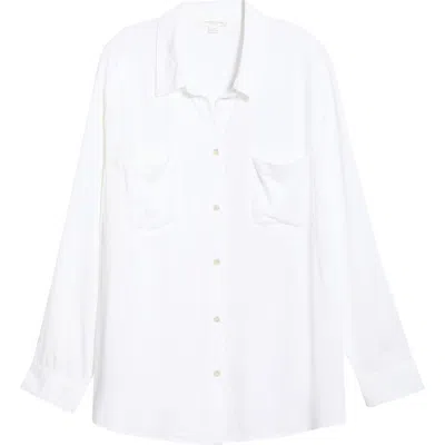 Beachlunchlounge Arlie Button-up Shirt In White