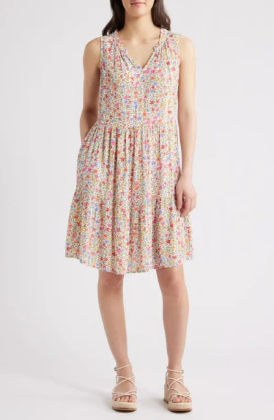 Beachlunchlounge Bella Dot Print Tiered Dress