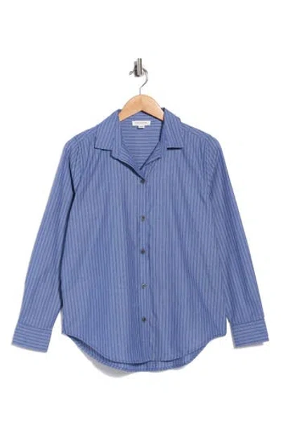 Beachlunchlounge Belly Cotton Shirt In Stormy Sea