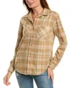Beachlunchlounge Button Front Shirt Jacket