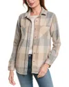 Beachlunchlounge Button Front Shirt Jacket In Multi