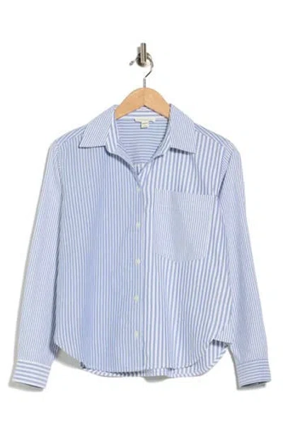 Beachlunchlounge Cami Stripe Shirt In Blue