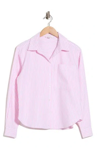 Beachlunchlounge Cami Stripe Shirt In Pink
