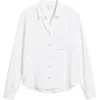 Beachlunchlounge Cammi Cotton Button-up Shirt In White