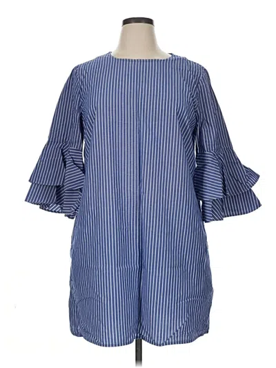 Pre-owned Beachlunchlounge Casual Dress In Blue