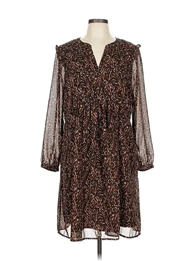 Pre-owned Beachlunchlounge Casual Dress In Brown