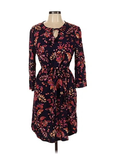 Pre-owned Beachlunchlounge Casual Dress In Burgundy