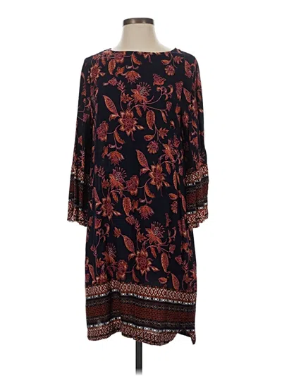 Pre-owned Beachlunchlounge Casual Dress In Burgundy