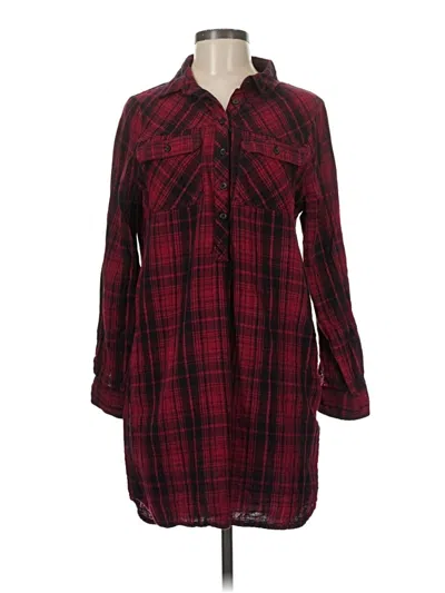 Pre-owned Beachlunchlounge Casual Dress In Burgundy