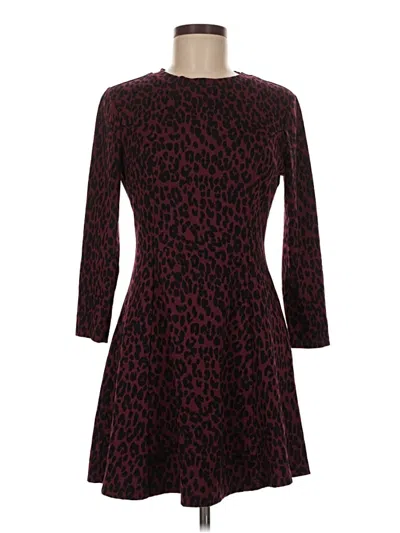 Pre-owned Beachlunchlounge Casual Dress In Burgundy