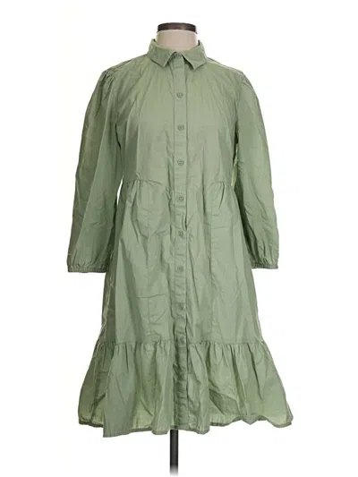 Pre-owned Beachlunchlounge Casual Dress In Green