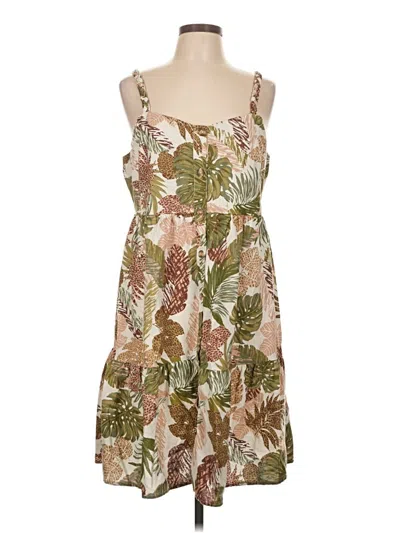 Pre-owned Beachlunchlounge Casual Dress In Tan