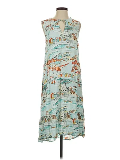 Pre-owned Beachlunchlounge Casual Dress In Teal