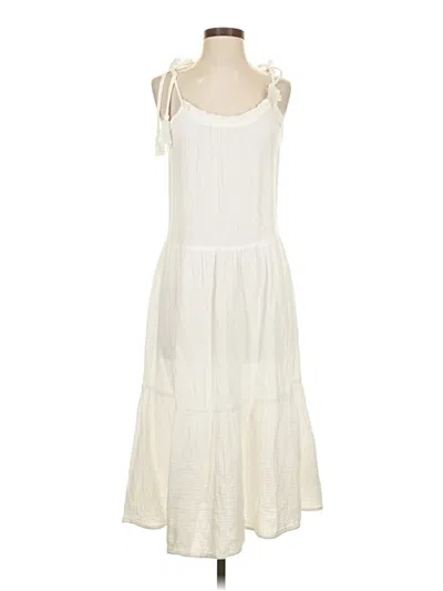 Pre-owned Beachlunchlounge Casual Dress In White