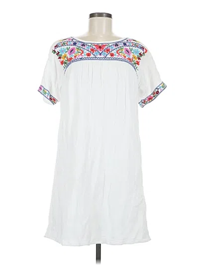 Pre-owned Beachlunchlounge Casual Dress In White