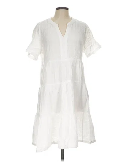 Pre-owned Beachlunchlounge Casual Dress In White