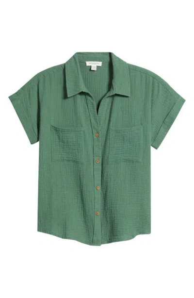 Beachlunchlounge Chicago Gauze Shirt In Green