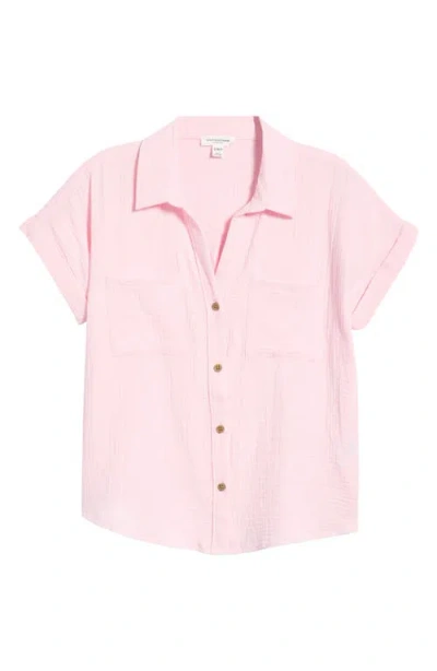 Beachlunchlounge Chicago Gauze Shirt In Pink