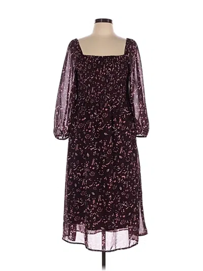 Pre-owned Beachlunchlounge Cocktail Dress In Burgundy