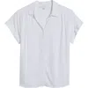 Beachlunchlounge Dara Button-up Shirt In White